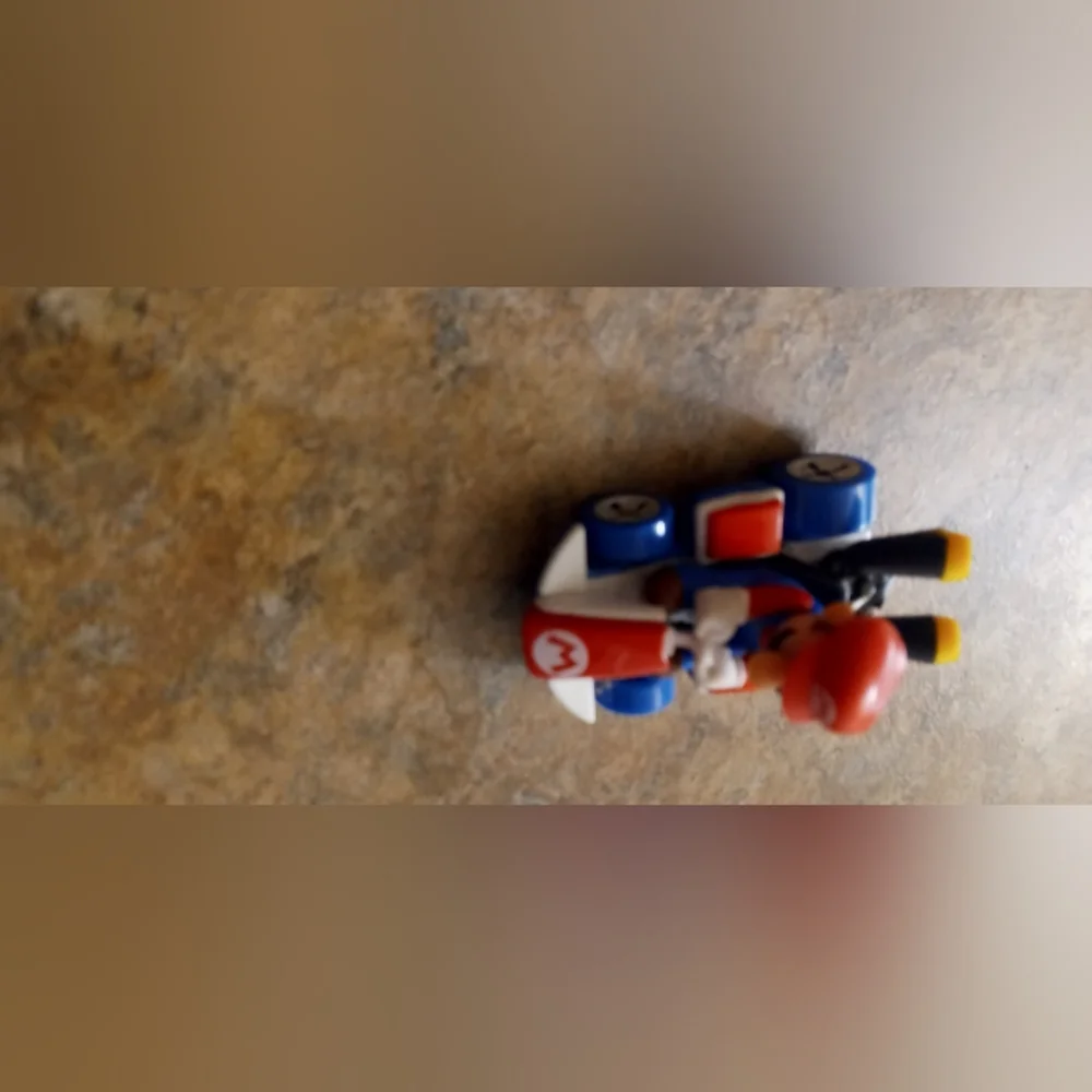 Mario Kart 2018 Red and Blue Racer Toy Vehicle rare collection target car